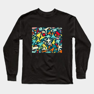 Abstract color Long Sleeve T-Shirt